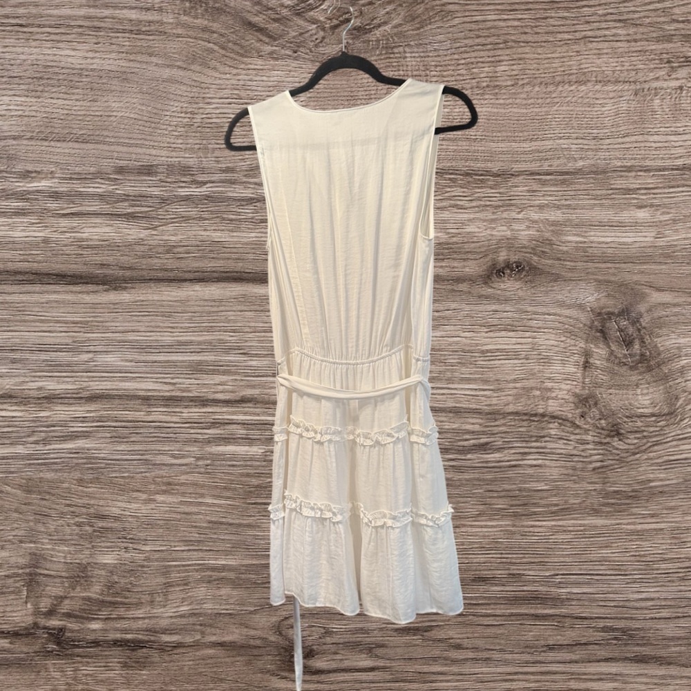 NAKED ZEBRA Elegant white Wrap Dress - Picture 5 of 5